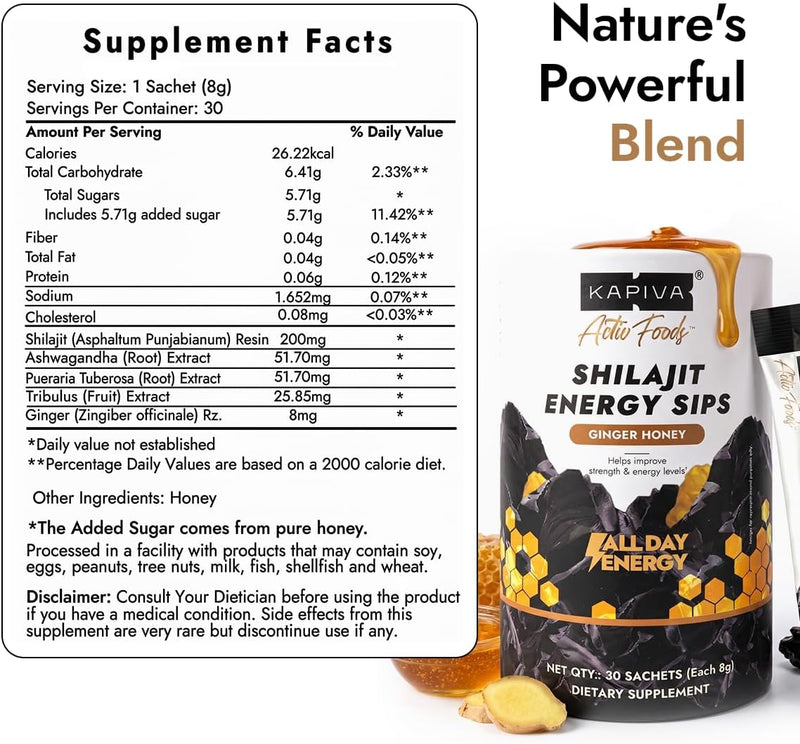 Kapiva Shilajit Energy Sips | With 100% Pure Shilajit/Shilajeet | 250mg Shilajit/Stick | Boosts Energy & Stamina-6