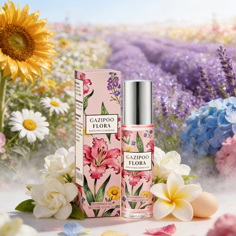 Frangipani Alcohol-Free Women's Roll-On Perfume, Long-Lasting Fresh Natural Fragrance, Gentle and Elegant Floral Notes, Niche High-End Unique Scent, Walking Garden, Portable for Outdoor Travel | Adds a Touch