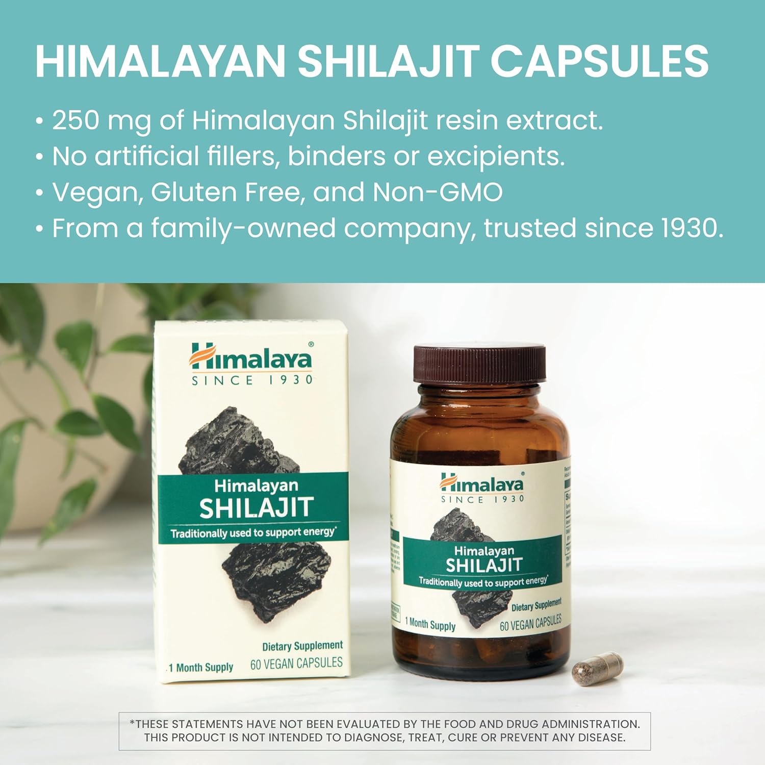 Himalaya Shilajit - Herbal Energy Supplements with Fulvic Acid and 85+ Trace Minerals, from Shilajit Resin-3