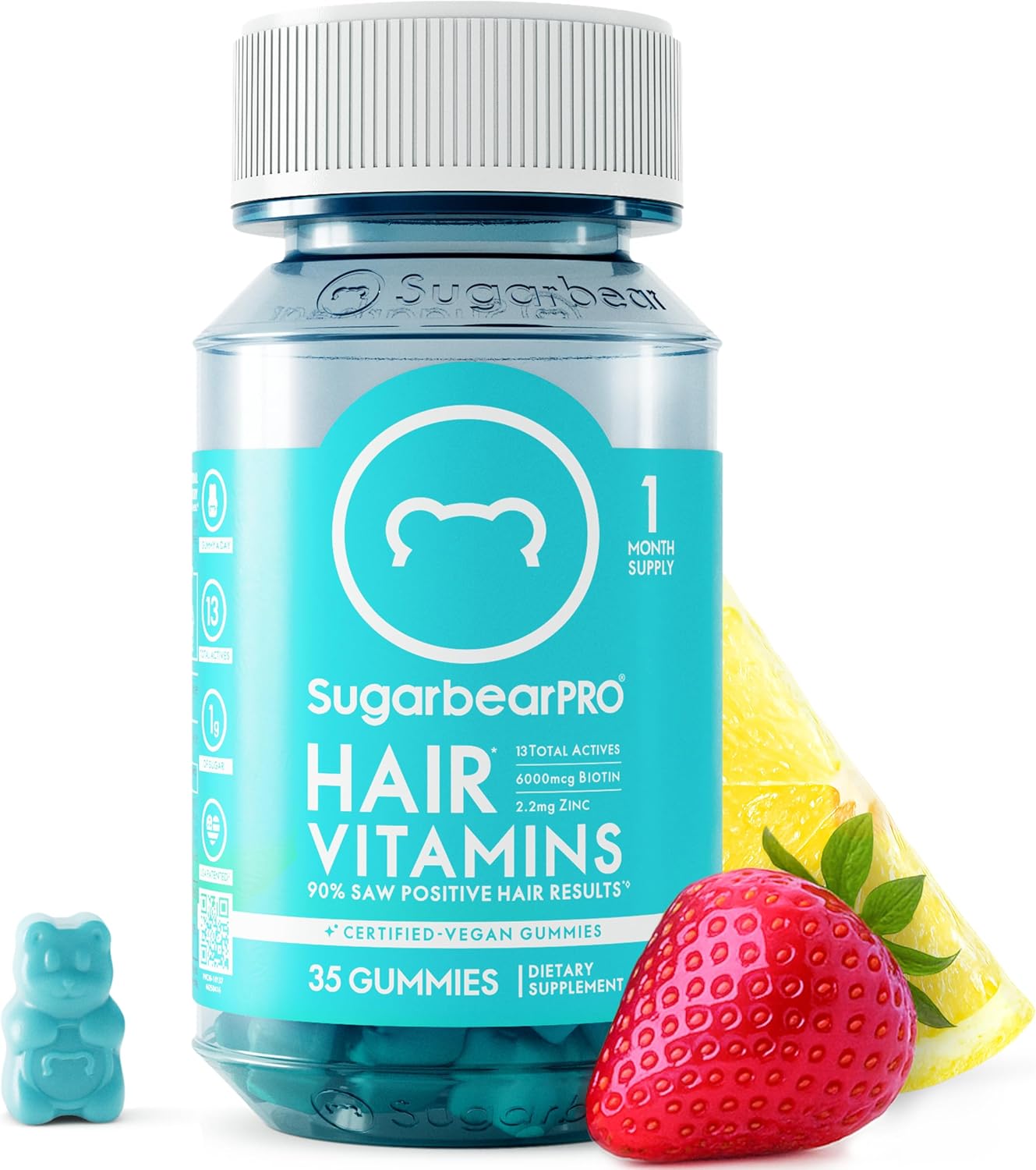 SugarbearPRO Hair Vitamin Gummy 1 Month Supply