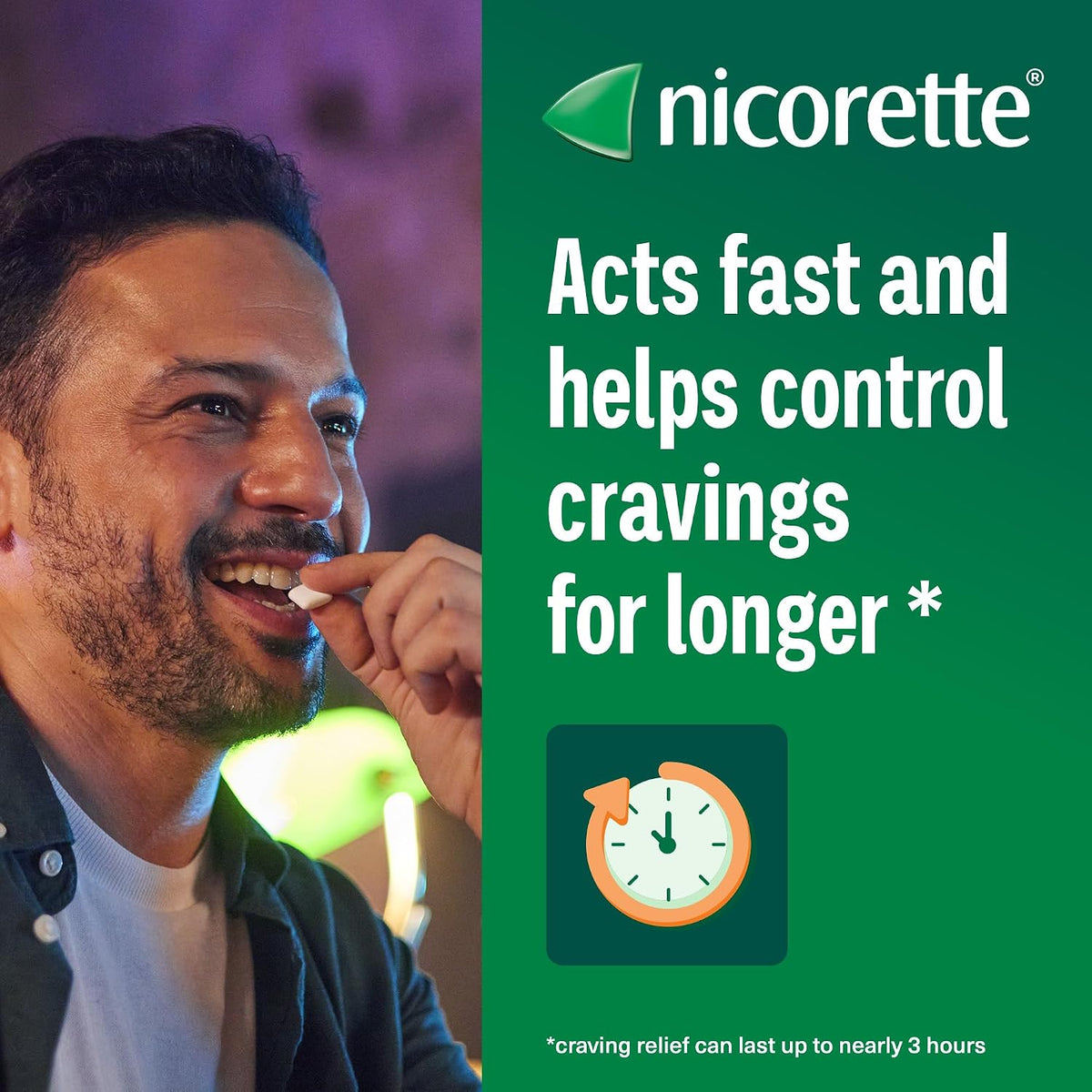 Nicorette 4 mg Sugar-Free Nicotine Gum with Fresh Mint Flavor-2
