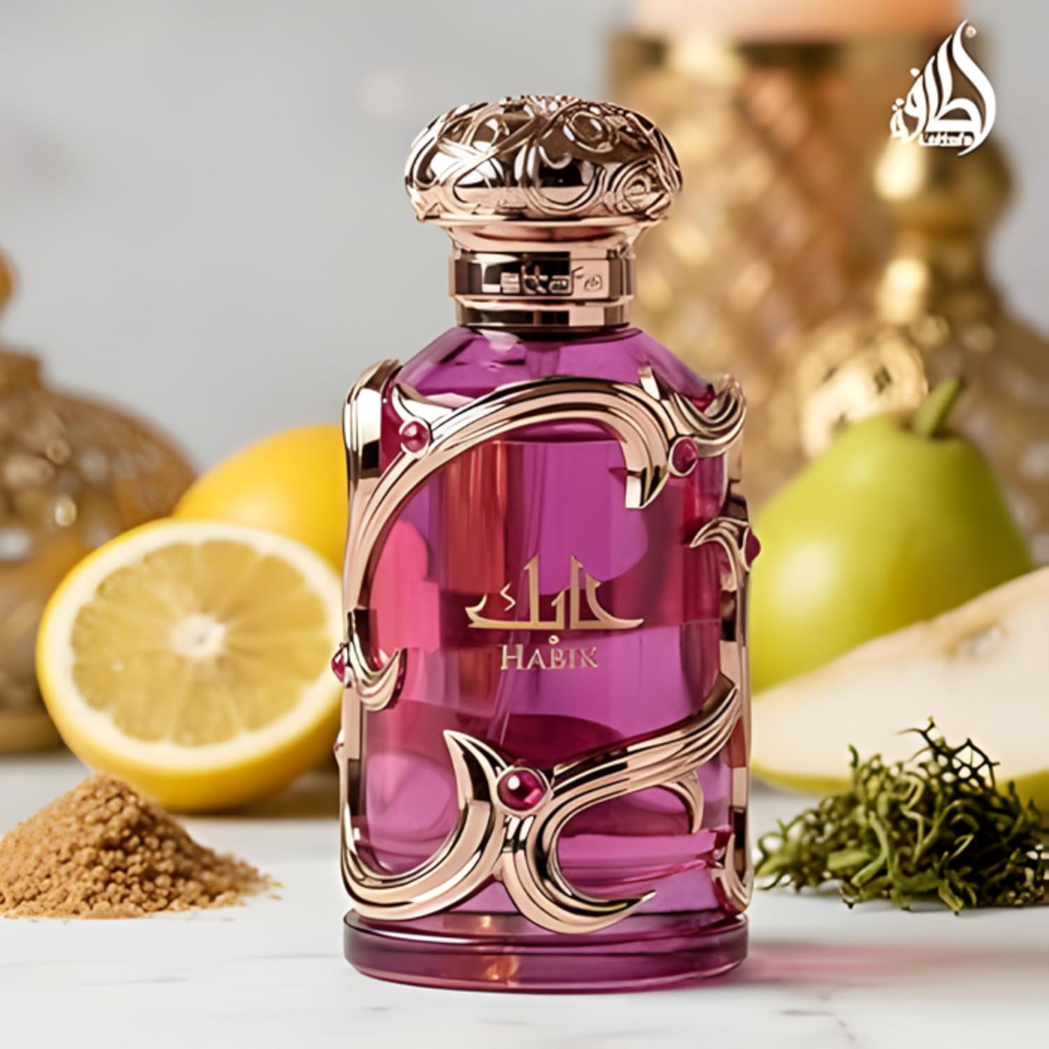 Lattafa Habik – Floral, Fruity, Fresh, Musky – Eau de Parfum Spray Long-Lasting Fragrance for Women, 3.4 Ounce / 100 ml-5
