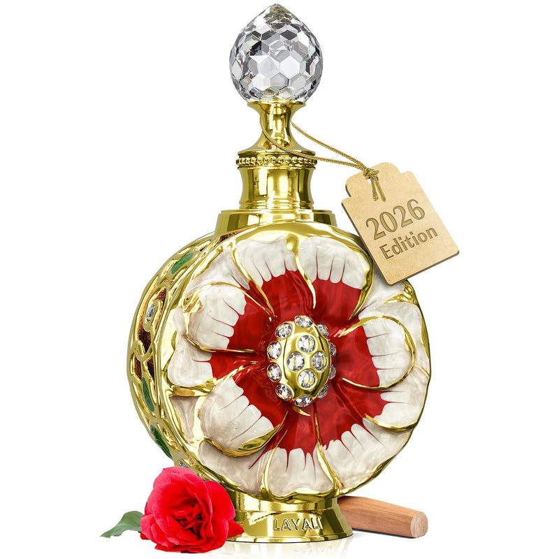 Layali Rouge, Swiss Arabian  - Luxury Products From Dubai - Long Lasting Personal Perfume Oil Fragrance - A Seductive Signature Aroma - 0.5 Oz-1