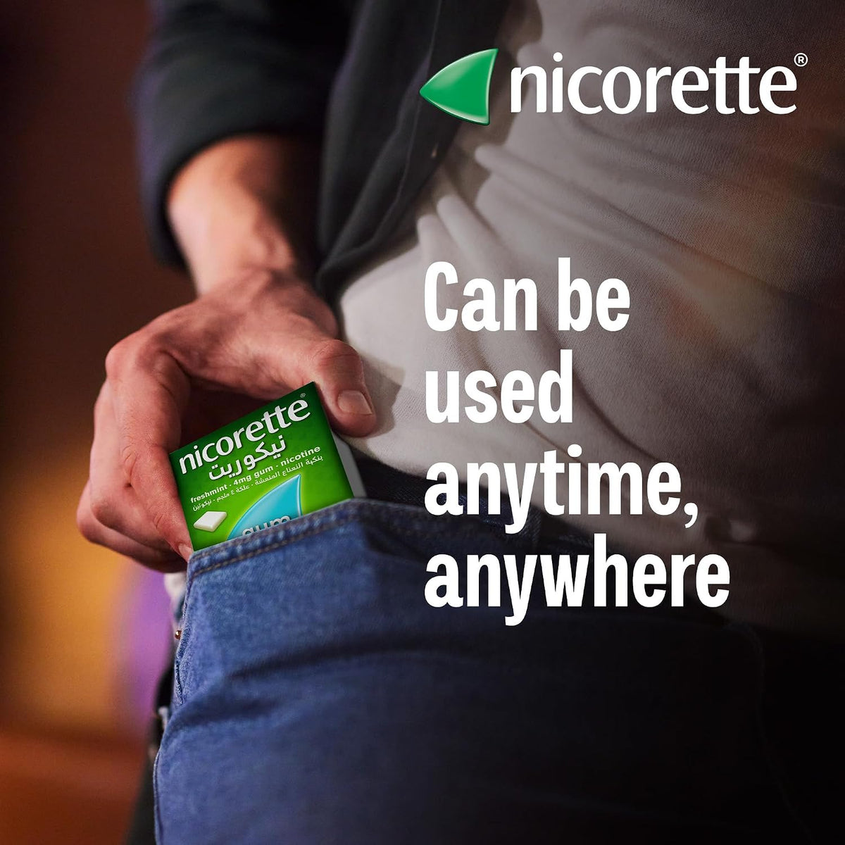 Nicorette 4 mg Sugar-Free Nicotine Gum with Fresh Mint Flavor-7