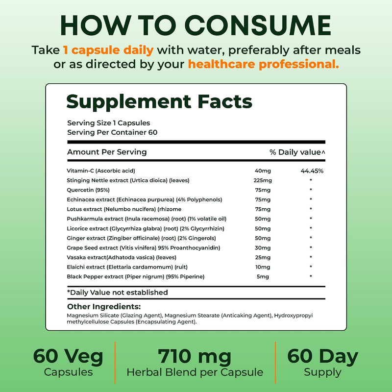 Pure Nutrition Lung Detox Supplement 60 Veg Capsules-13