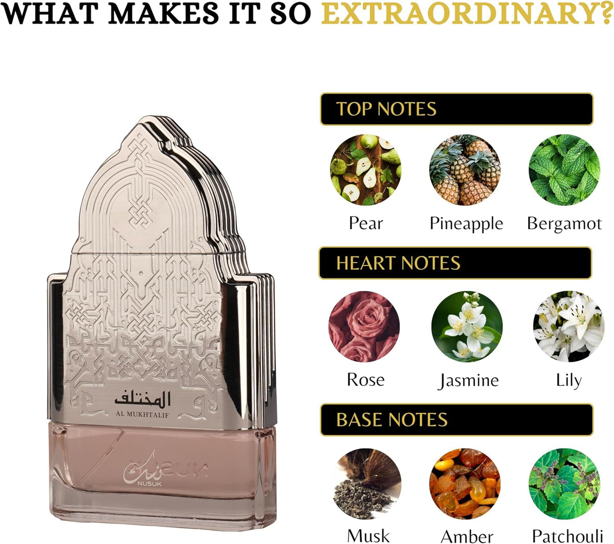 Nusuk Al Mukhtalif | Women Extrait De Perfume| 100ml-4
