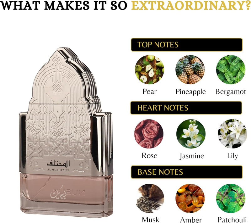 Nusuk Al Mukhtalif | Women Extrait De Perfume| 100ml-4