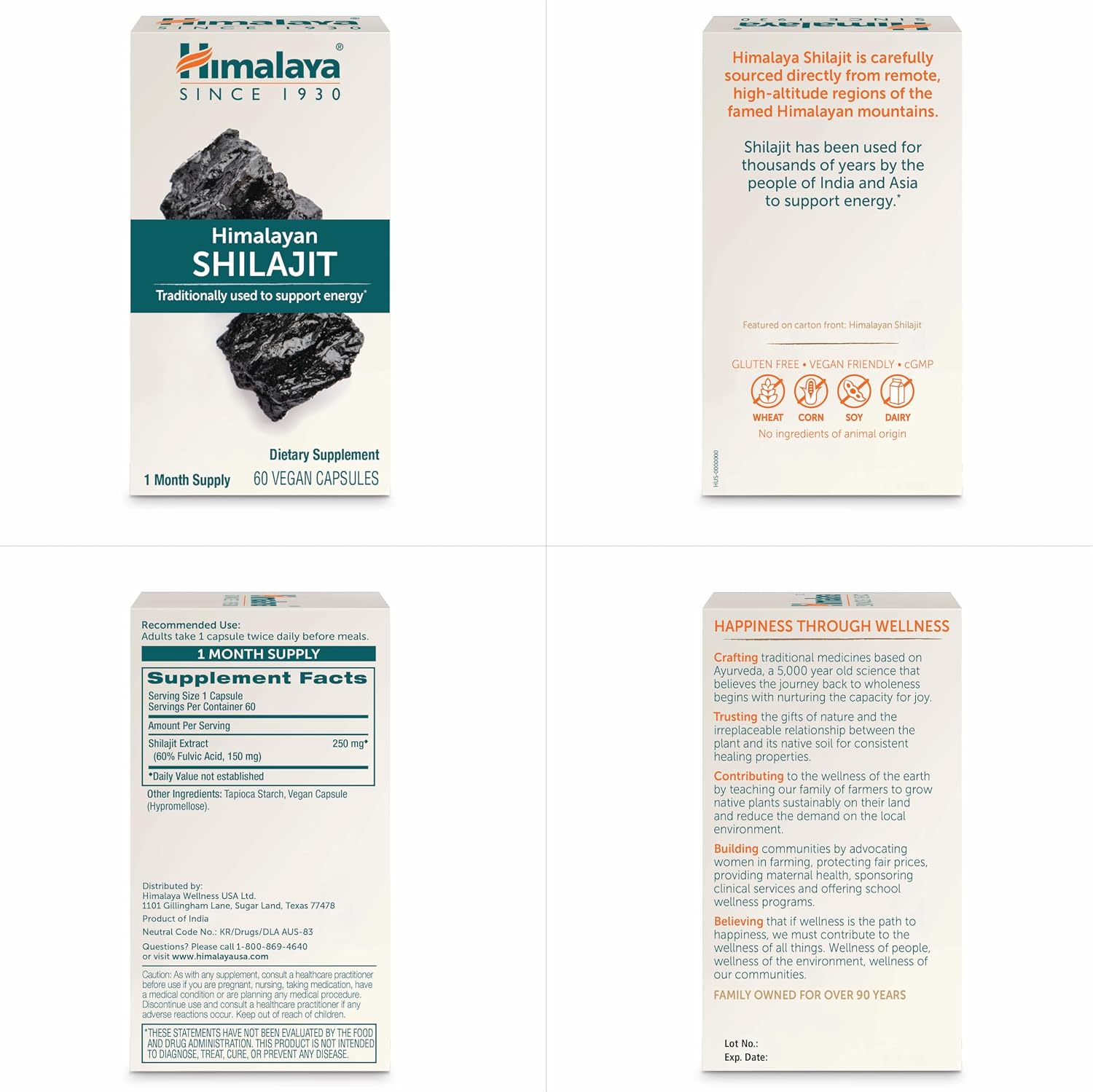 Himalaya Shilajit - Herbal Energy Supplements with Fulvic Acid and 85+ Trace Minerals, from Shilajit Resin-7