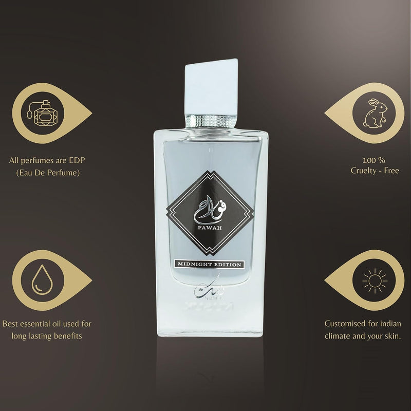 Nusuk Fawah Midnight | Eau De Perfume Unisex|  100ml-6