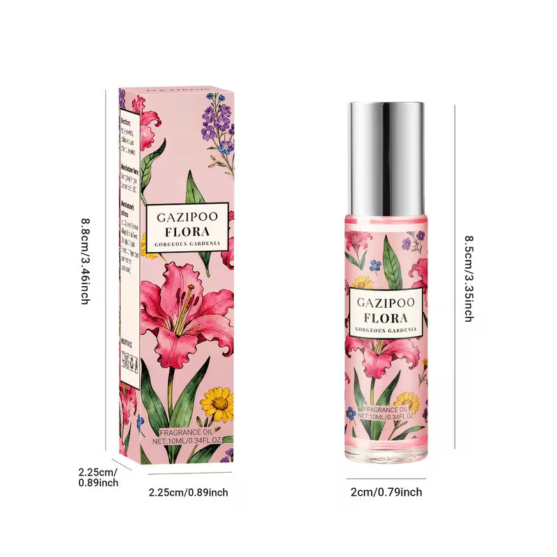 Frangipani Alcohol-Free Women's Roll-On Perfume, Long-Lasting Fresh Natural Fragrance, Gentle and Elegant Floral Notes, Niche High-End Unique Scent, Walking Garden, Portable for Outdoor Travel | Adds a Touch-5