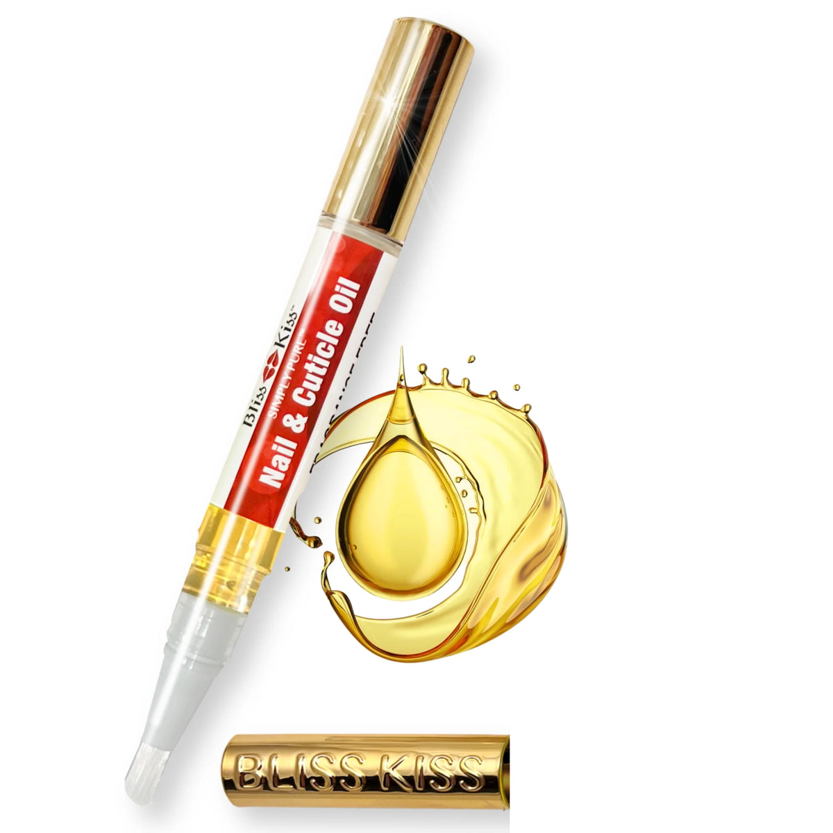 Bliss Kiss Simply Pure™ Fragrance-Free Hydrating Nail & Cuticle Oil Pen-1
