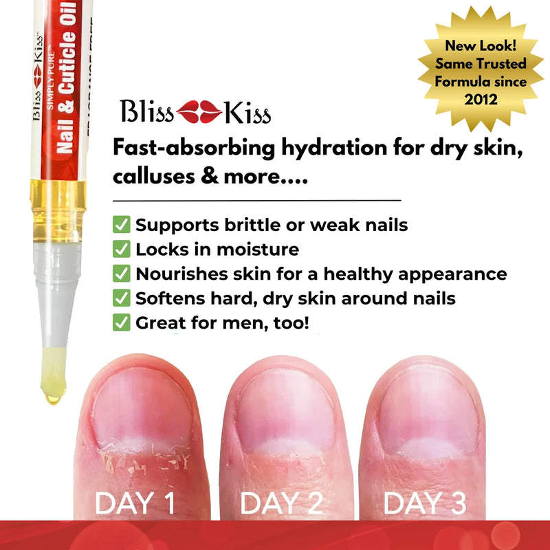 Bliss Kiss Simply Pure™ Fragrance-Free Hydrating Nail & Cuticle Oil Pen-4