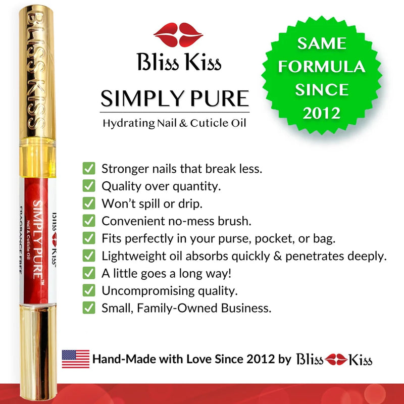 Bliss Kiss Simply Pure™ Fragrance-Free Hydrating Nail & Cuticle Oil Pen-7