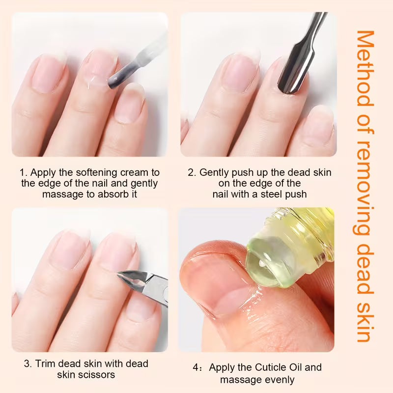 Daily Nail Care, Cuticle Oil Nail Natural Rose Nutrition Oil Plant Essential Oil Jojoba Oil for Cuticles Dead Skin And Damaged Nail for Women, 5ml-10