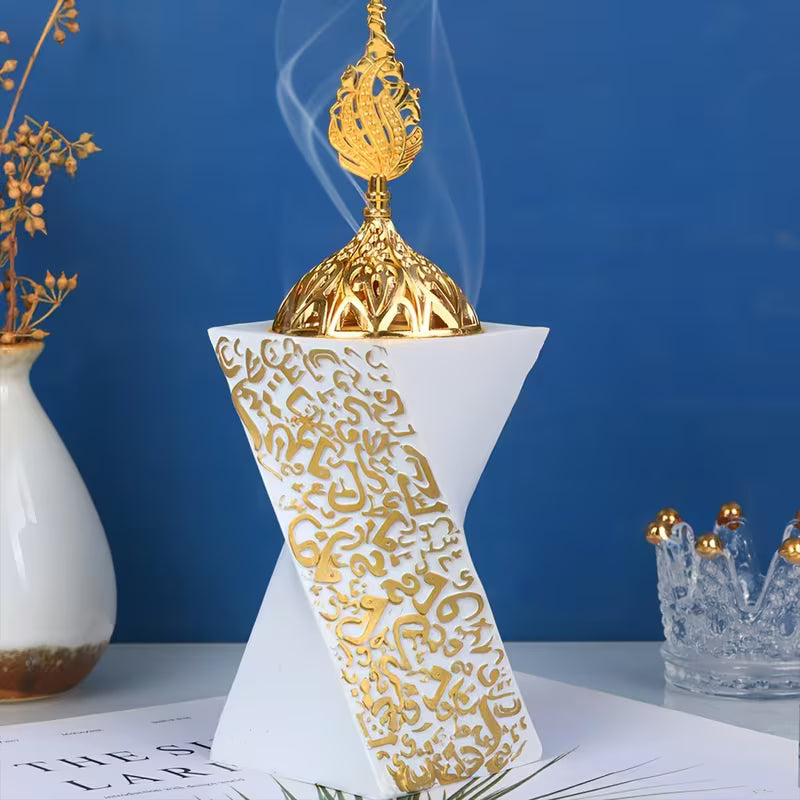 Creative Incense Holder Resin Bedroom Decoration Retro Aroma Burner Suitable for Office Desktop Decoration-10