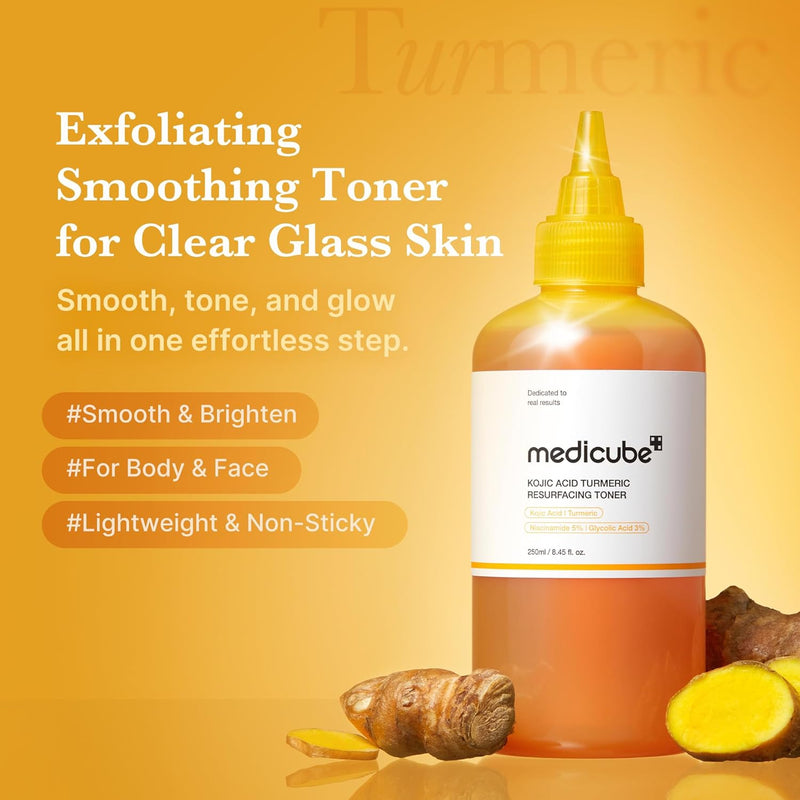 Medicube Kojic Acid Turmeric Smoothing Toner for Face & Body-2