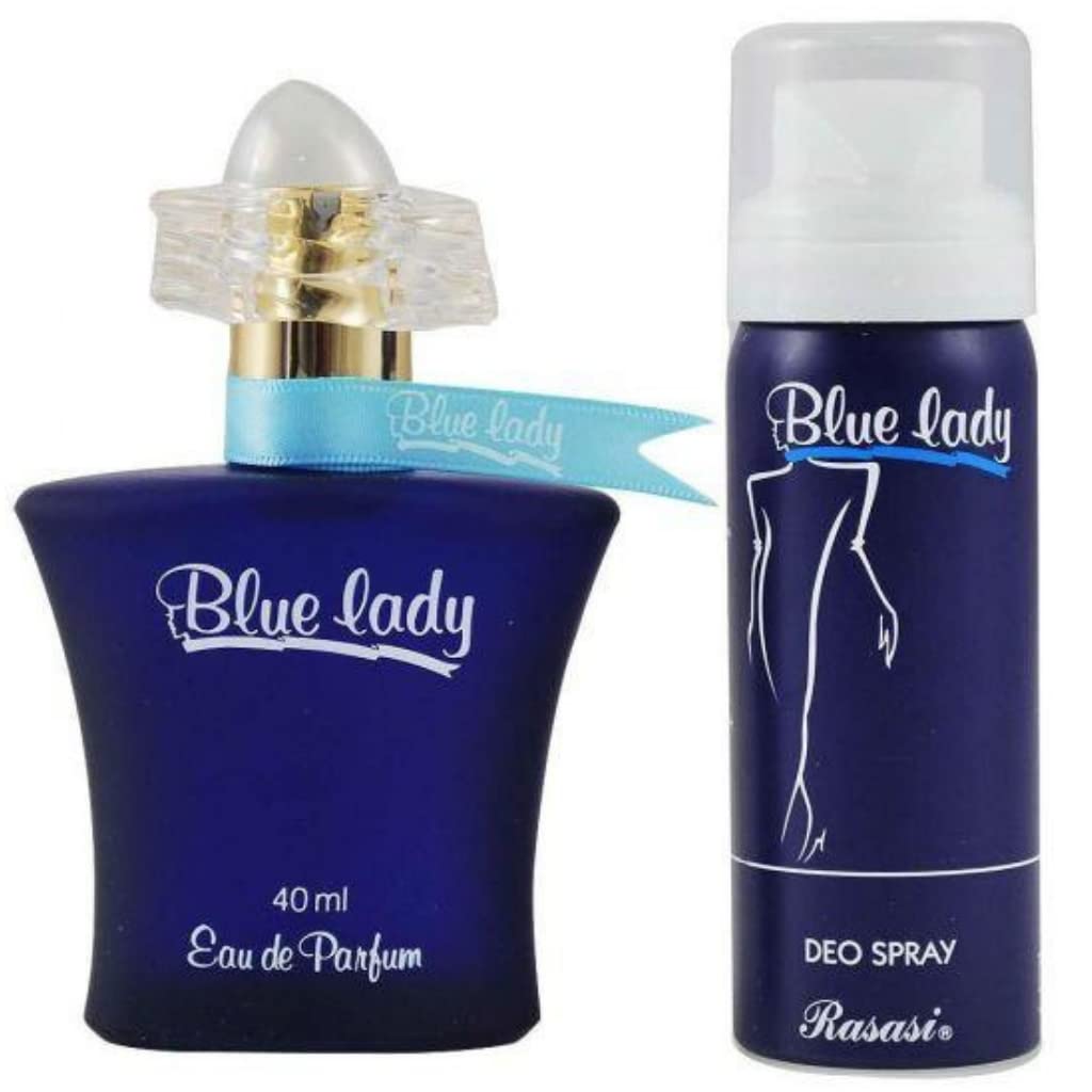 RASASI Blue lady for Women EDP-40ml with Deo-3