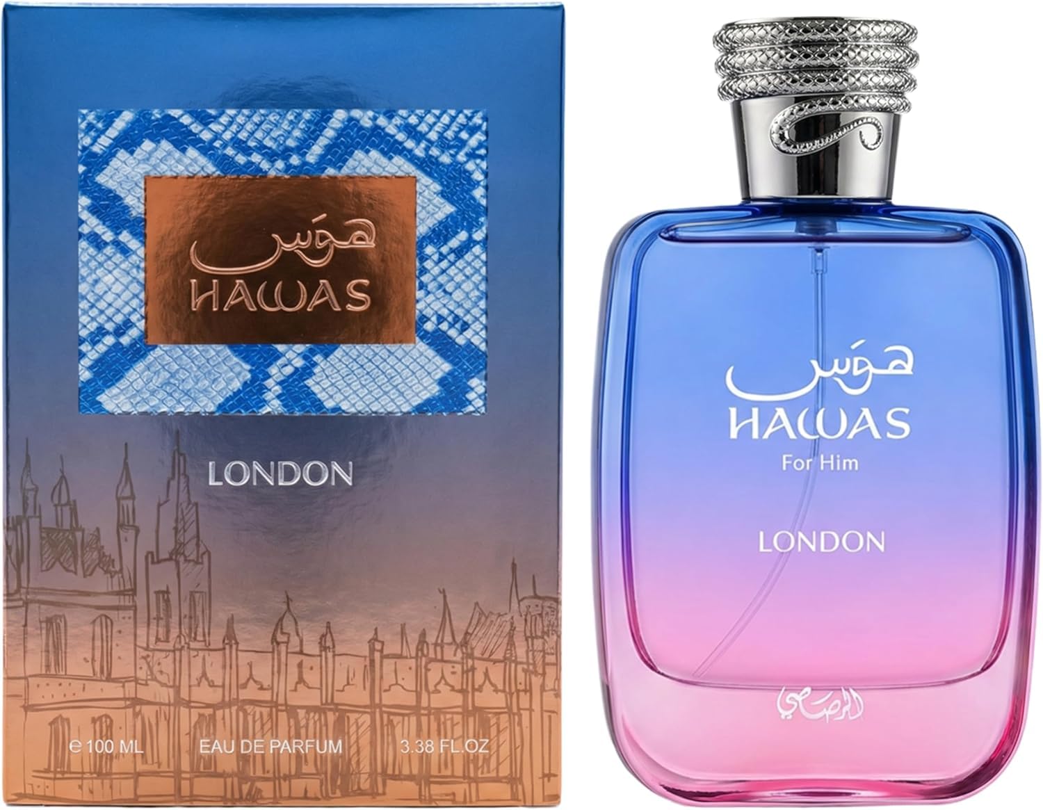 RASASI Hawas London – Spicy, Fruity, Floral, Amber – Eau de Parfum Spray-3