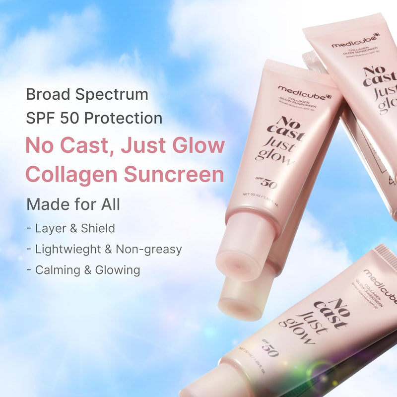 Medicube Sunscreen No Cast Just Glow Collagen-2