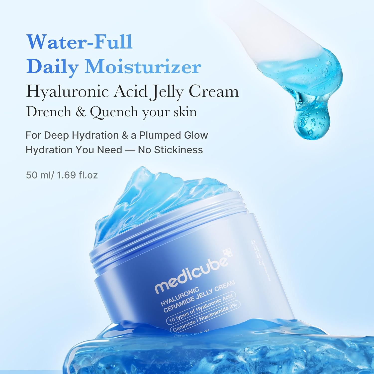 MediCube Jelly Cream with Hyaluronic Acid