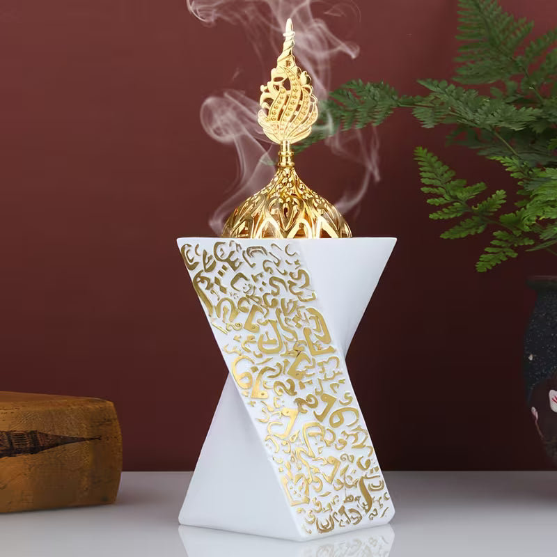 Creative Incense Holder Resin Bedroom Decoration Retro Aroma Burner Suitable for Office Desktop Decoration-2