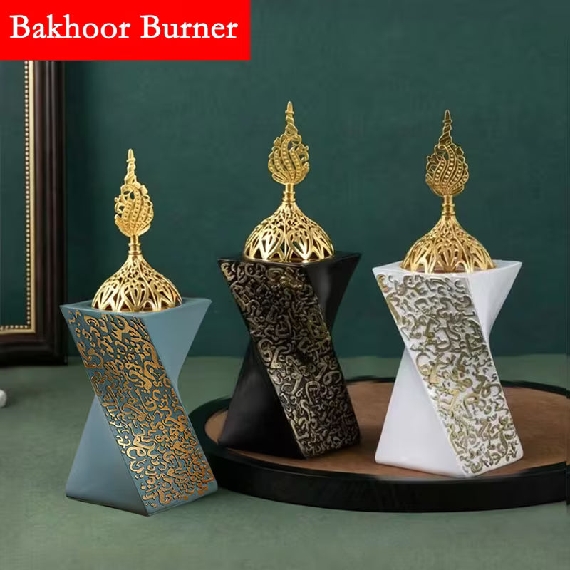 Creative Incense Holder Resin Bedroom Decoration Retro Aroma Burner Suitable for Office Desktop Decoration-4