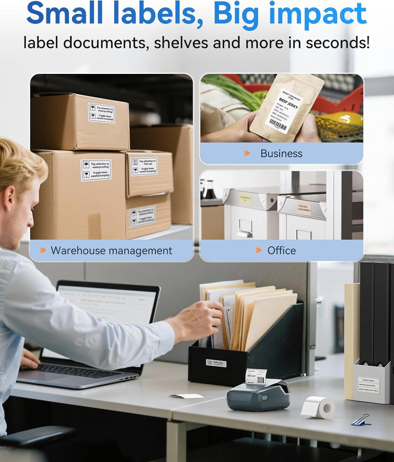 NIIMBOT B1 Label Maker with Auto Identification-4