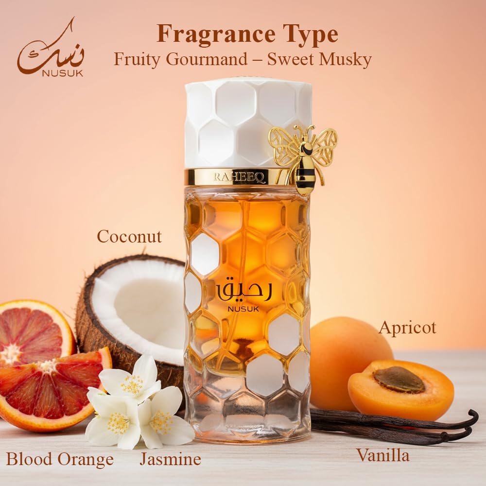 Nusuk Raheeq Perfume for Women - Long Lasting-4