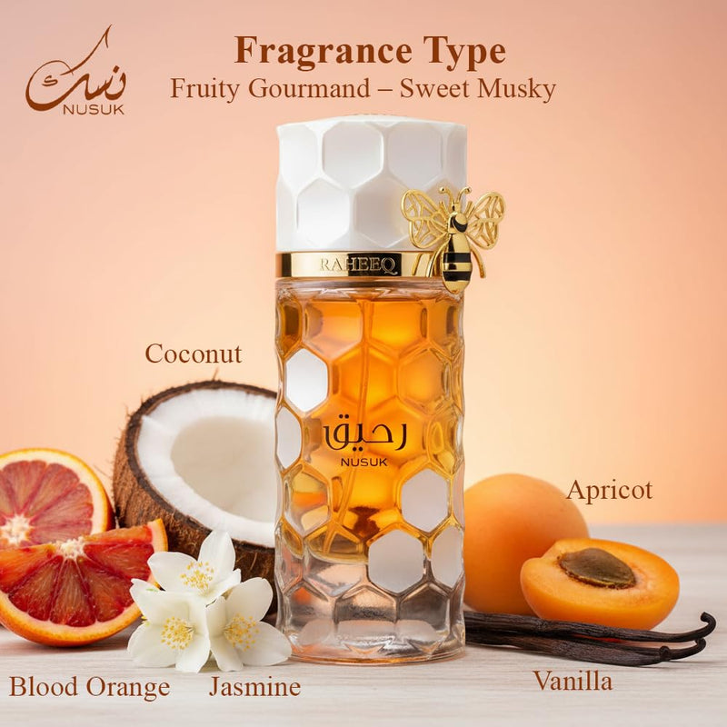 Nusuk Raheeq Perfume for Women - Long Lasting-4