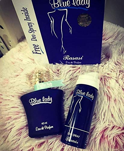 RASASI Blue lady for Women EDP-40ml with Deo-5
