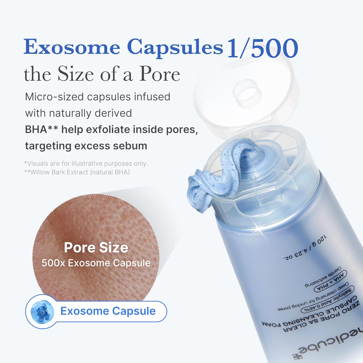 Medicube Zero Pore Clear Blue Capsule Facial Cleanser-5