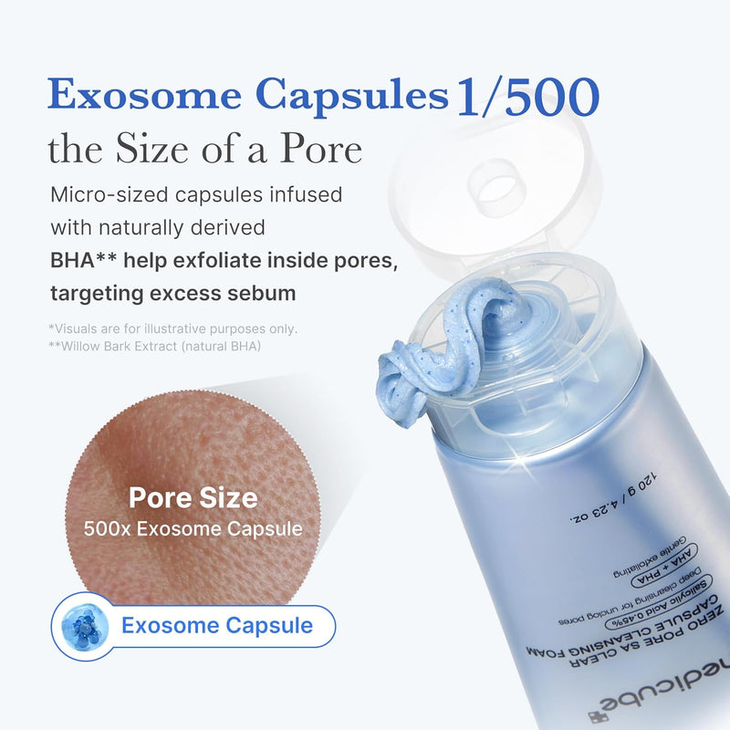 Medicube Zero Pore Clear Blue Capsule Facial Cleanser-5