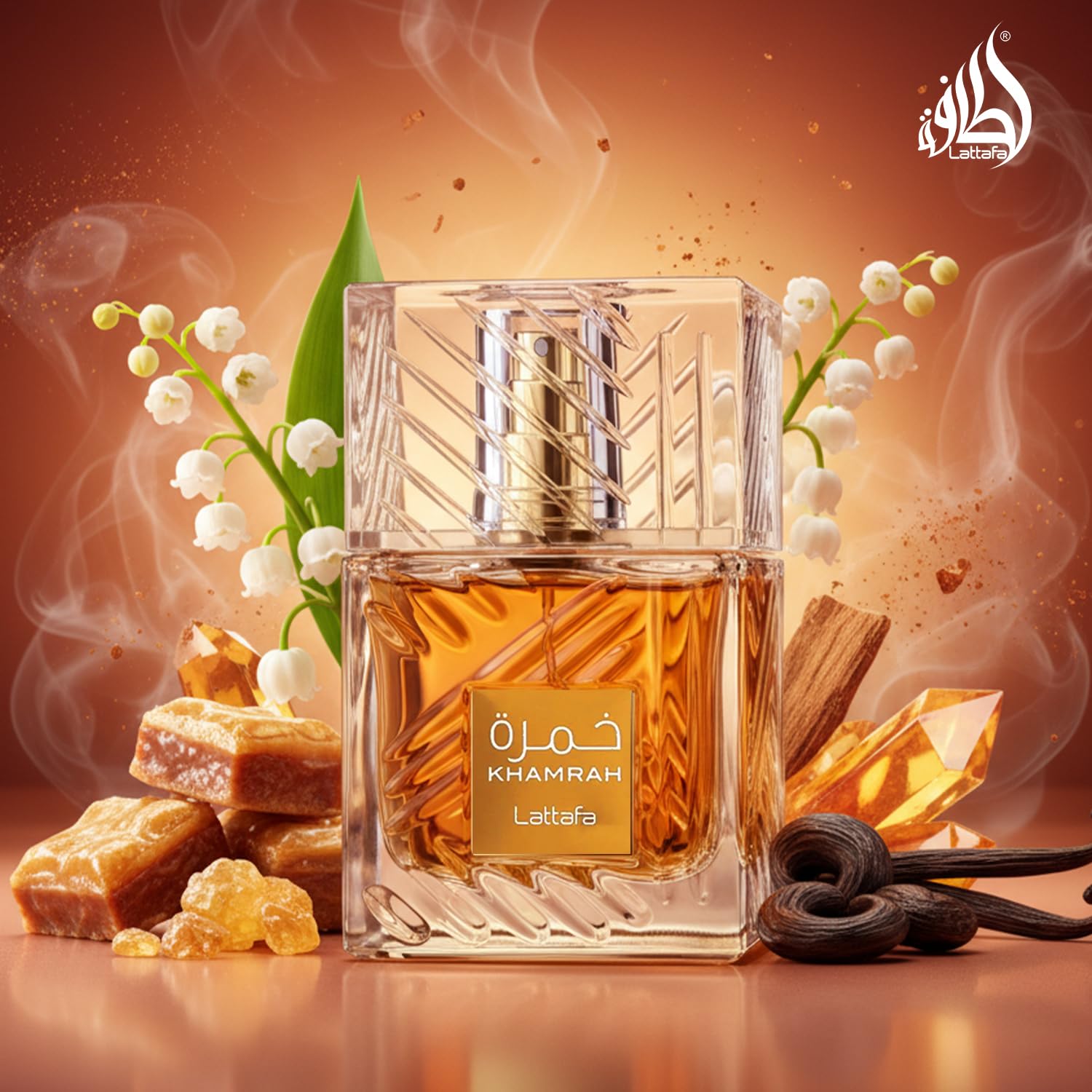 Lattafa Khamrah - Vanilla, Warm Spicy, Amber, Cinnamon - Eau de Parfum Long-Lasting-5