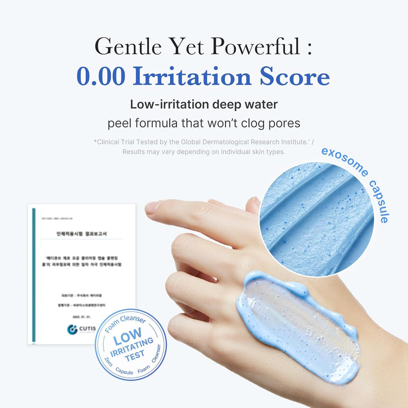 Medicube Zero Pore Clear Blue Capsule Facial Cleanser-6