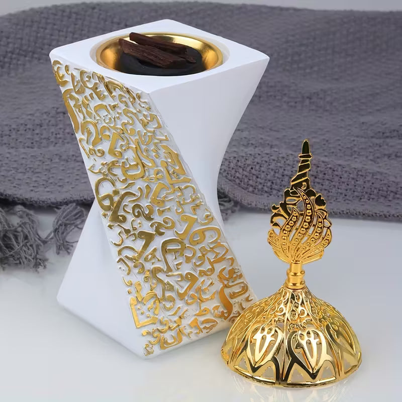 Creative Incense Holder Resin Bedroom Decoration Retro Aroma Burner Suitable for Office Desktop Decoration-6