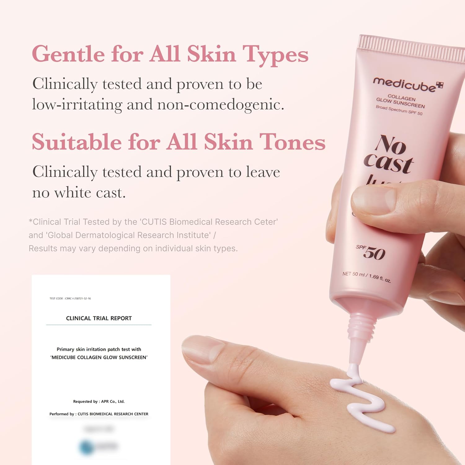 Medicube Sunscreen No Cast Just Glow Collagen-6