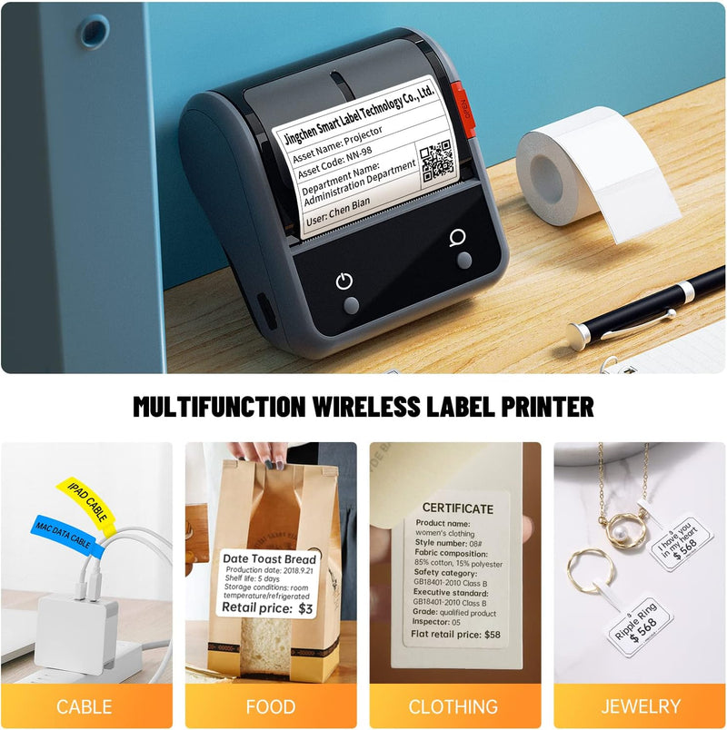 NIIMBOT Label Maker Machine, B3S Thermal Label Maker-6