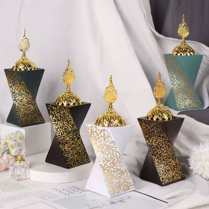Creative Incense Holder Resin Bedroom Decoration Retro Aroma Burner Suitable for Office Desktop Decoration-8