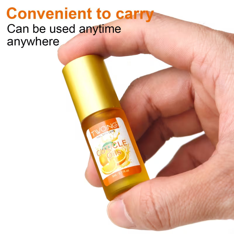 Daily Nail Care, Cuticle Oil Nail Natural Rose Nutrition Oil Plant Essential Oil Jojoba Oil for Cuticles Dead Skin And Damaged Nail for Women, 5ml-8