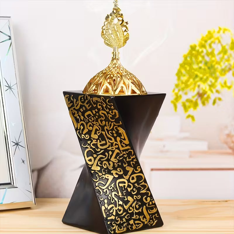 Creative Incense Holder Resin Bedroom Decoration Retro Aroma Burner Suitable for Office Desktop Decoration-9