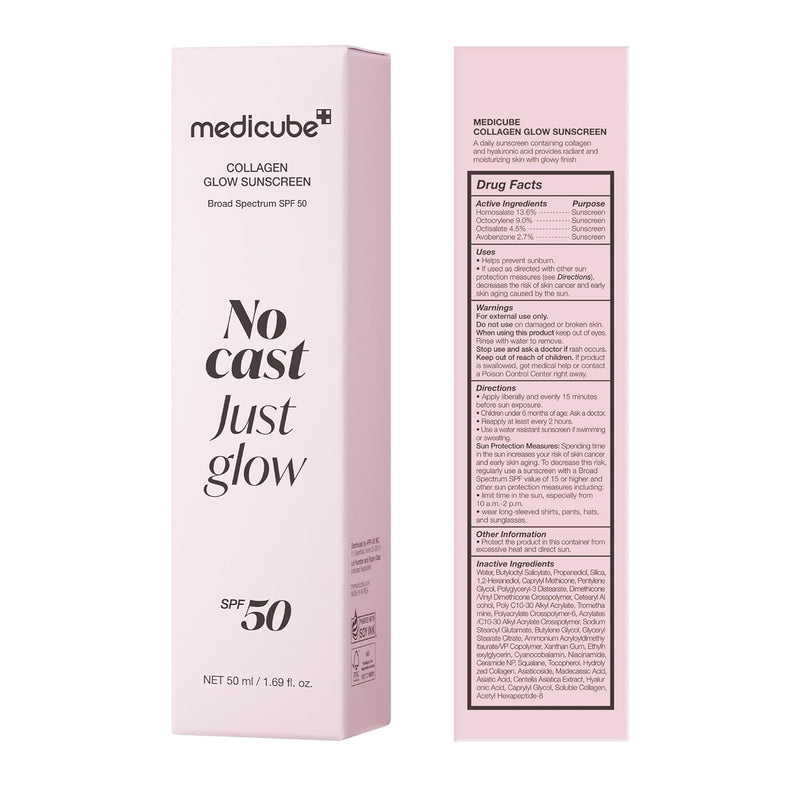 Medicube Sunscreen No Cast Just Glow Collagen-9