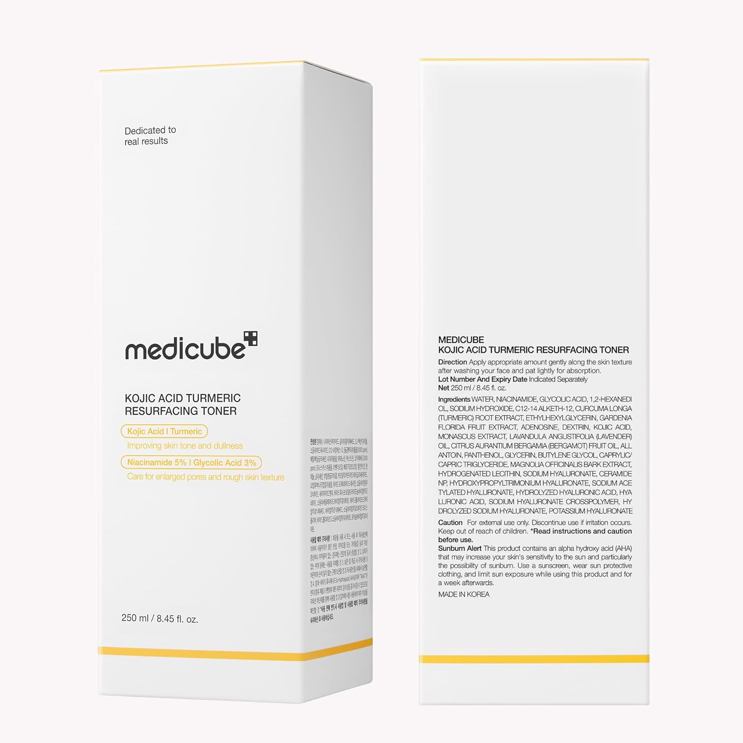 Medicube Kojic Acid Turmeric Smoothing Toner for Face & Body-9