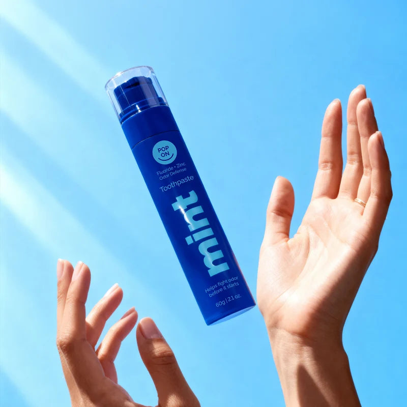 Pop On Whitening Toothpaste, Gentle Whitening, Fluoride Cavity Care, Fresh Mint Flavor, Smooth Foaming Clean, USA-3
