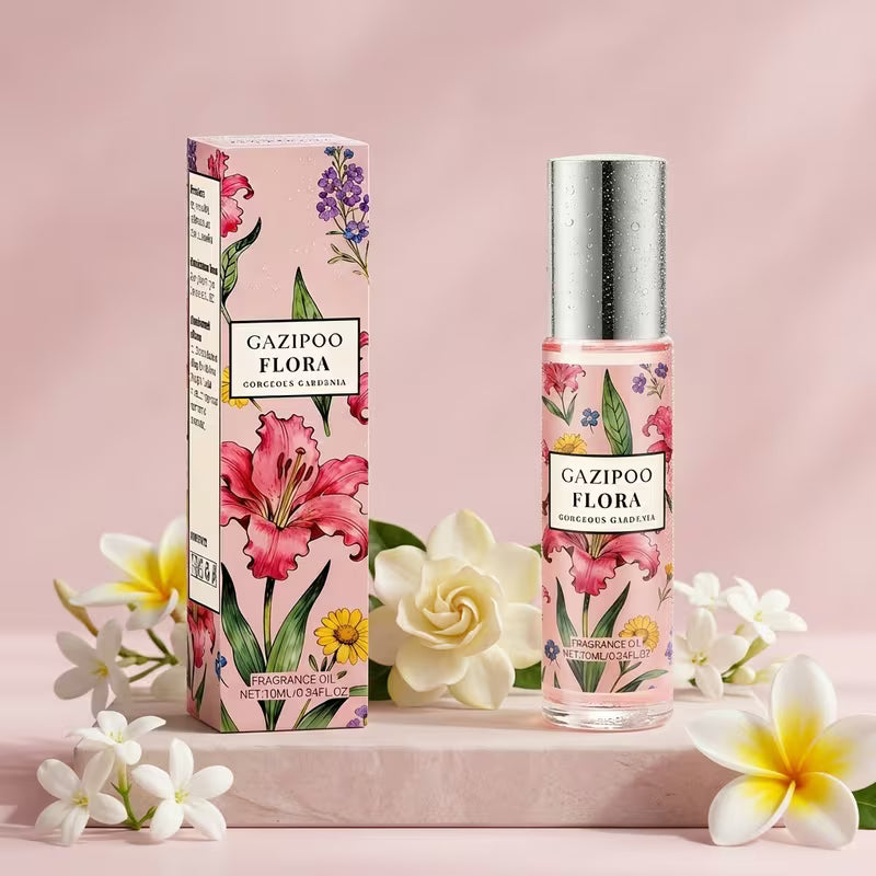 Frangipani Alcohol-Free Women's Roll-On Perfume, Long-Lasting Fresh Natural Fragrance, Gentle and Elegant Floral Notes, Niche High-End Unique Scent, Walking Garden, Portable for Outdoor Travel | Adds a Touch-6
