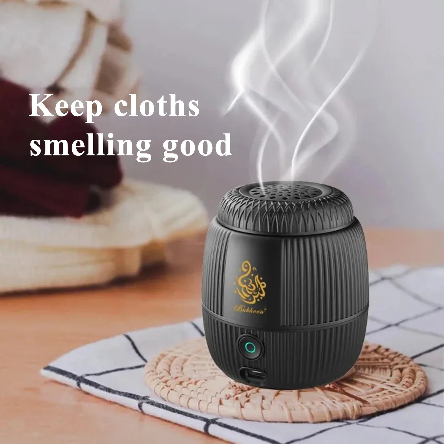 Portable Incense Burner - Car Electric Bukhoor Burning Holder-8