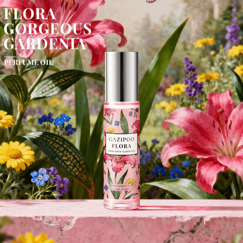 Frangipani Alcohol-Free Women's Roll-On Perfume, Long-Lasting Fresh Natural Fragrance, Gentle and Elegant Floral Notes, Niche High-End Unique Scent, Walking Garden, Portable for Outdoor Travel | Adds a Touch-3
