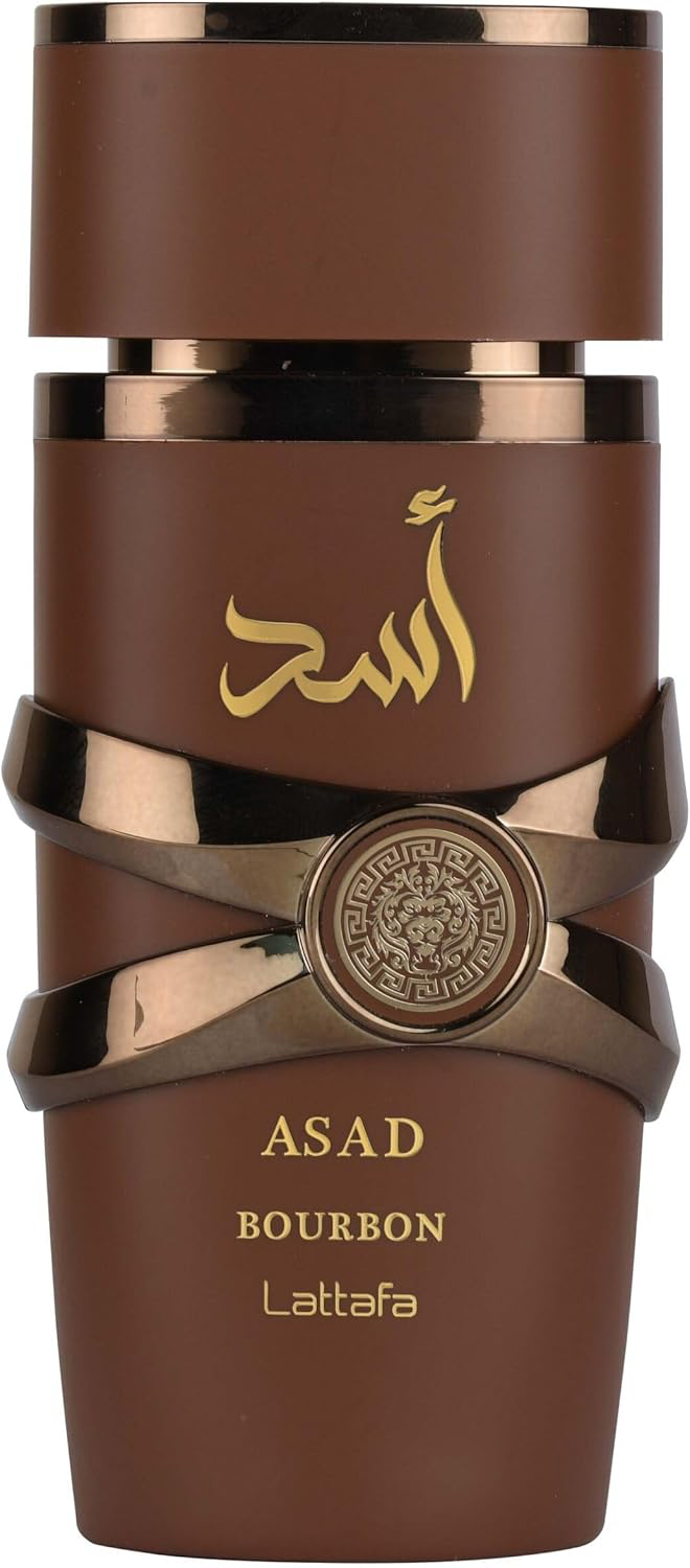 Lattafa Asad Bourbon | Eau de Perfume |  for Men – Vetiver, Vanilla Bourbon & Amber | 100ml