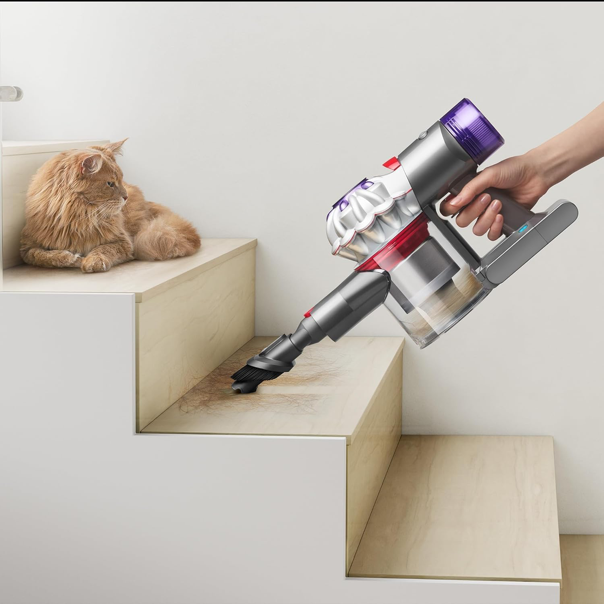 Dyson V8 Absolute, Yellow Silver Cordless Vacuum Cleaner-6