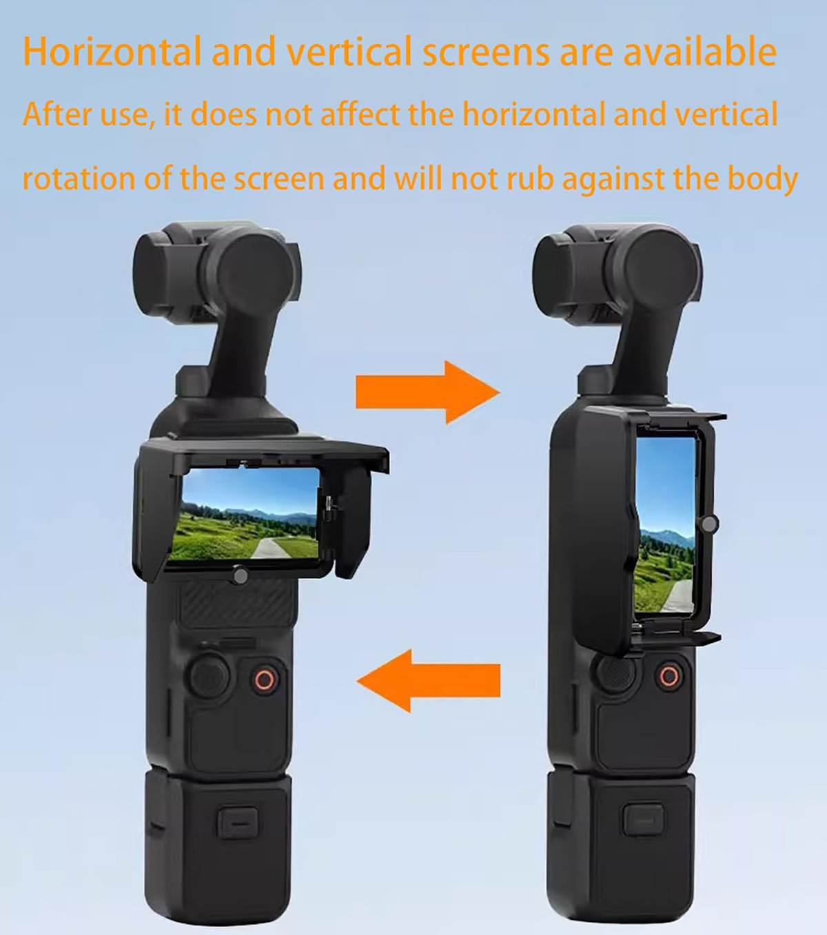 DJI OSMO Pocket 3 Screen Sunshade, 3 Sided Foldable-7