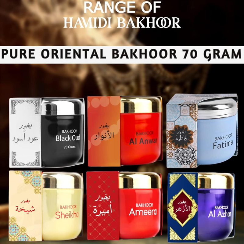 Hamidi Black Oud 100% Pure Oriental Bakhoor 70g,-4